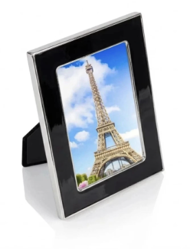 Mikasa Home Accents 5-Piece Enamel Metal Photo Frame Set ( Black) - Image 3