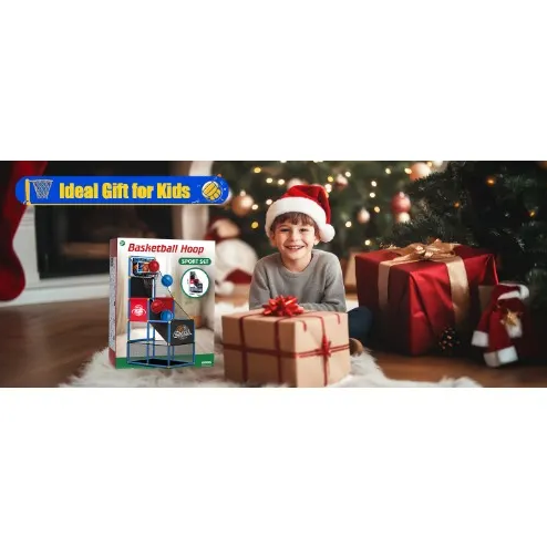 Kids Indoor Basketball Hoop Arcade Sport Set with Lighting - Image 9