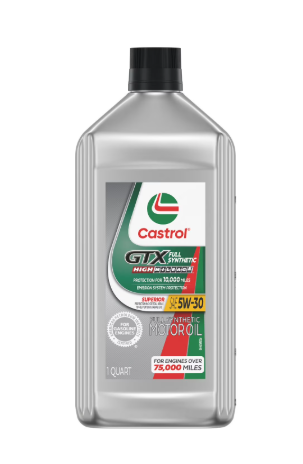 Castrol GTX High Mileage Full Synthetic Motor Oil SAE 5W-30 - 6 Pack (1 Quart Bottles) - Image 3