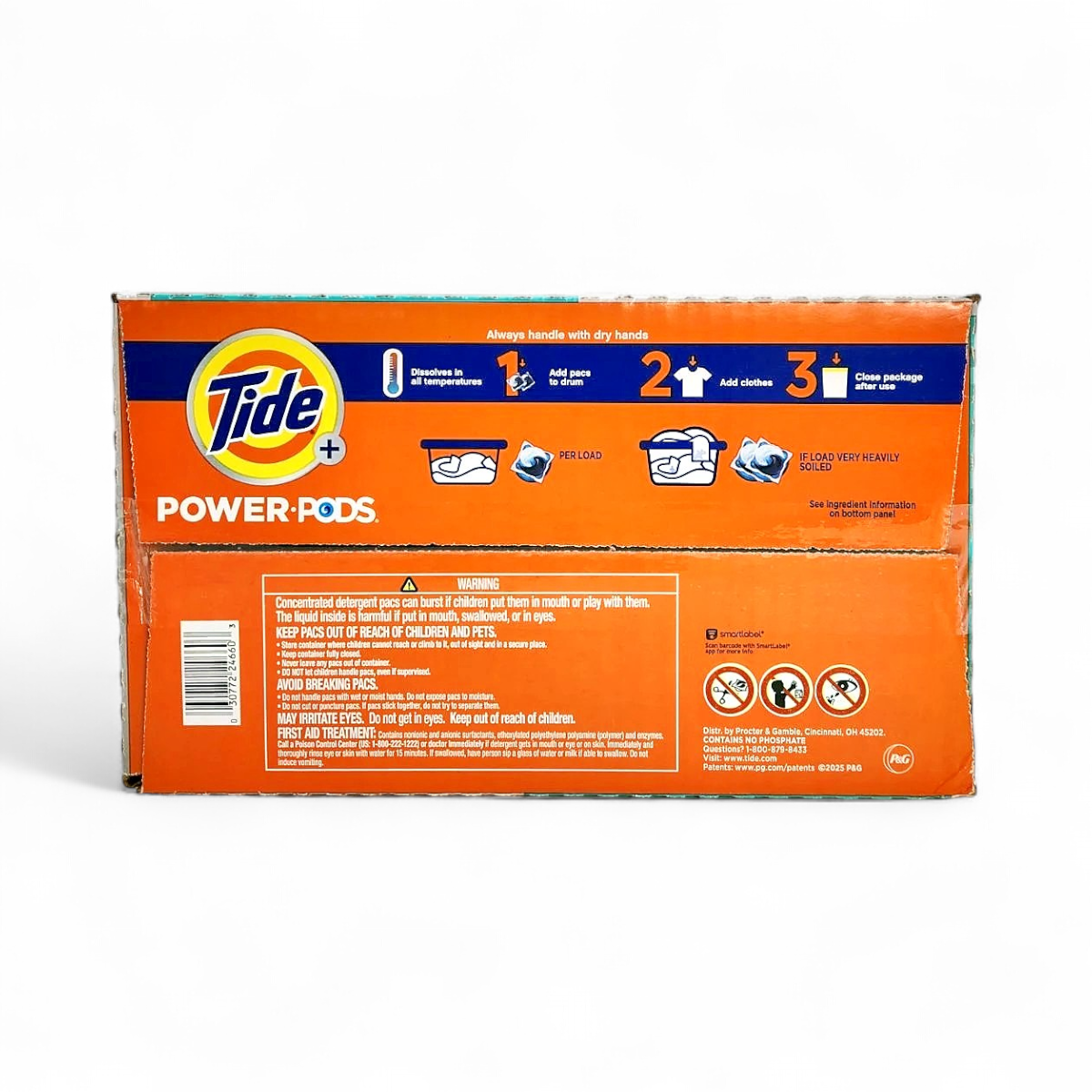 Tide Power Pods Ultra Oxi with Odor Eliminator Laundry Detergent - 72 Count (4 Bags) - Image 5