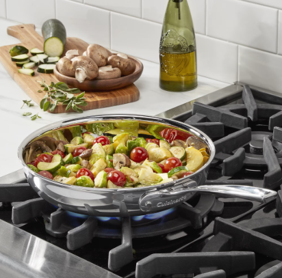 Cuisinart Tri-Ply Pro Stainless Steel Skillet Set - 2 Piece (8.5 Inch & 10 Inch) - Image 4