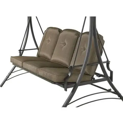 Mainstays Wentworth 3-Person Outdoor Daybed Swing with Canopy - Image 3