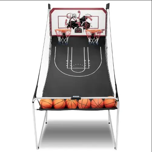 Segmart Dual Shot Foldable Basketball Arcade Game Set - 81 x 44 Inches - Image 2