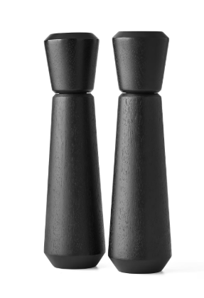 Member's Mark 2-Piece Acacia Wood Salt and Pepper Grinder Mill Set - Black - Image 5